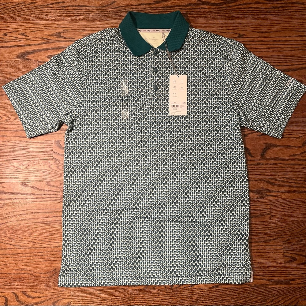 Walter Hagen Men’s Green Golf Performance 11 Wicking UPF50+ Polo - Men’s Small